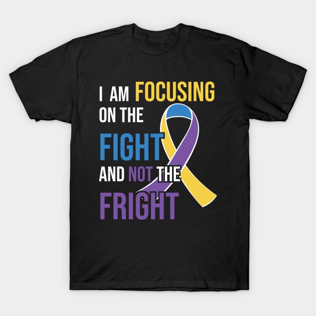 Bladder Cancer Awareness Ribbon for a Cancer Survivor T-Shirt by jkshirts